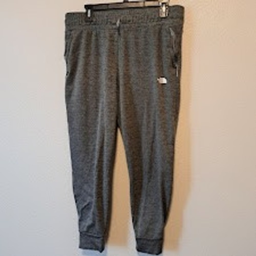 The North Face Womens Gray Heathered Jogger Sweatpants Size Large Regular